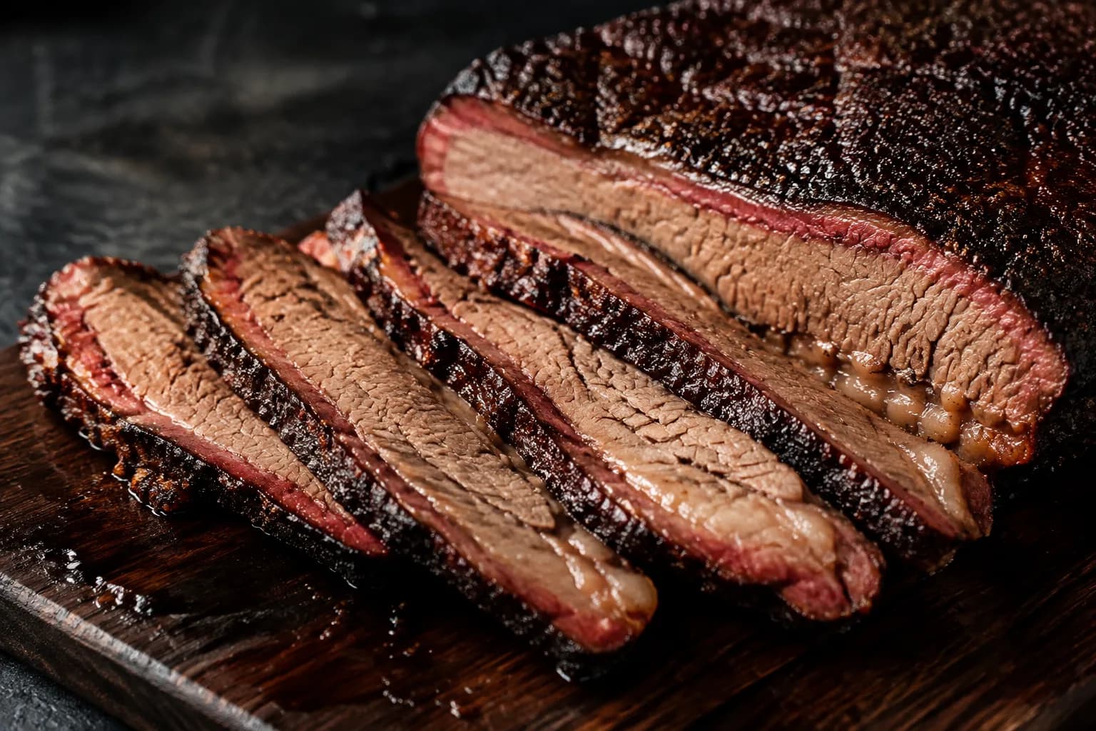 Texas-style smoked brisket