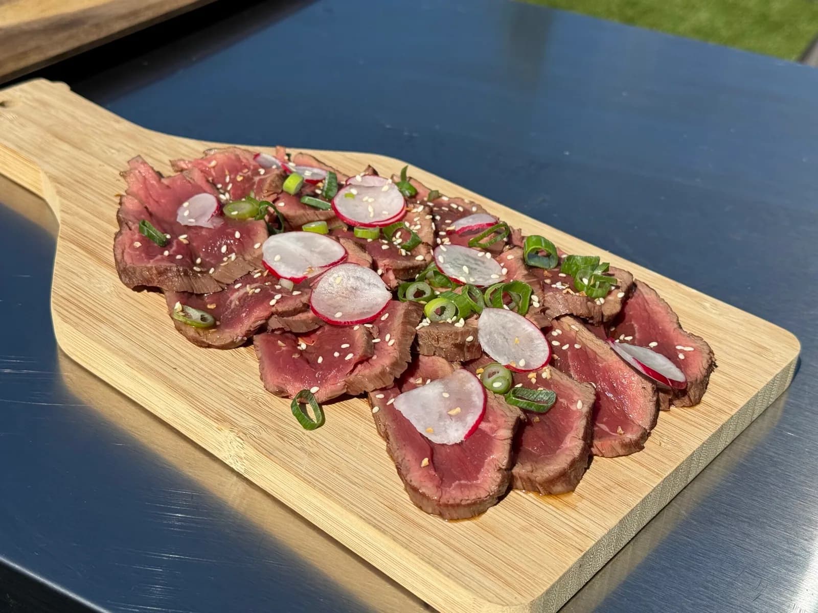 Beef tataki with ponzu