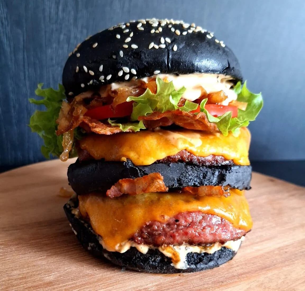 Big Mac-style burger