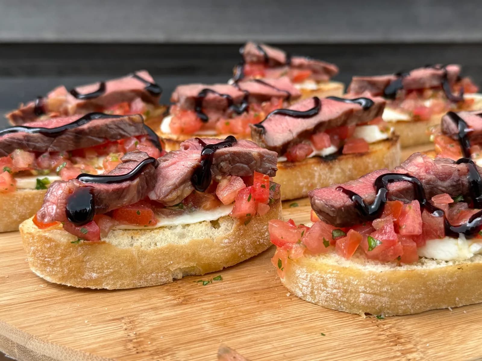 Ribeye bruschetta