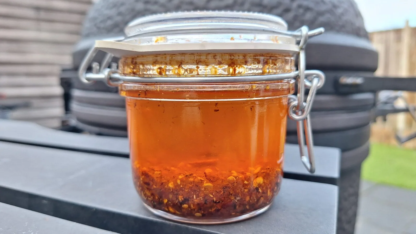 Homemade chilli oil