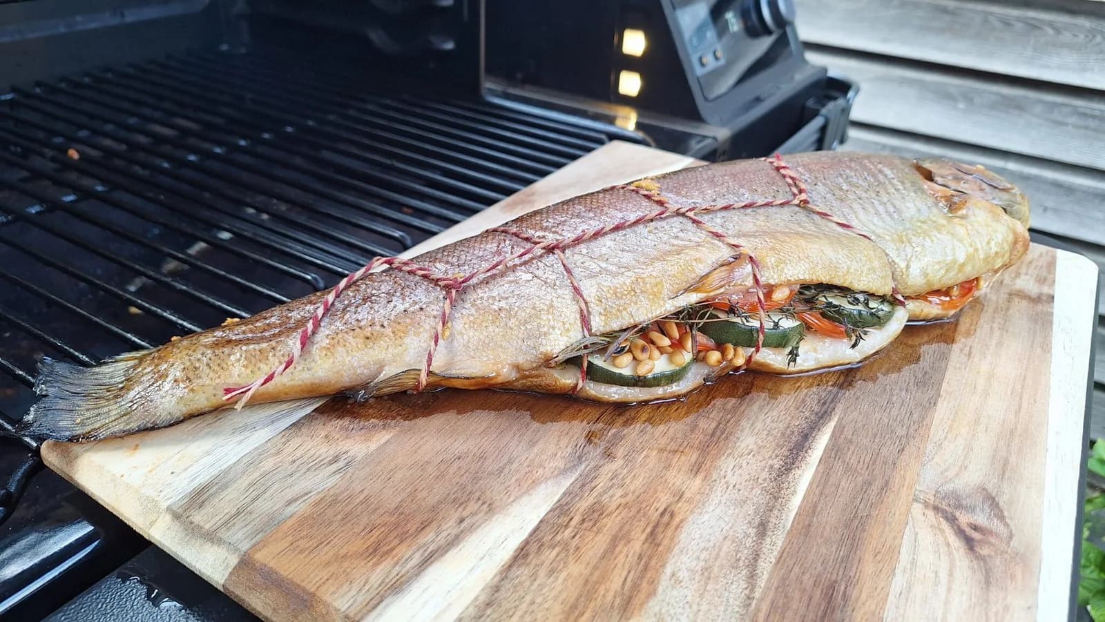 Italian-style BBQ trout