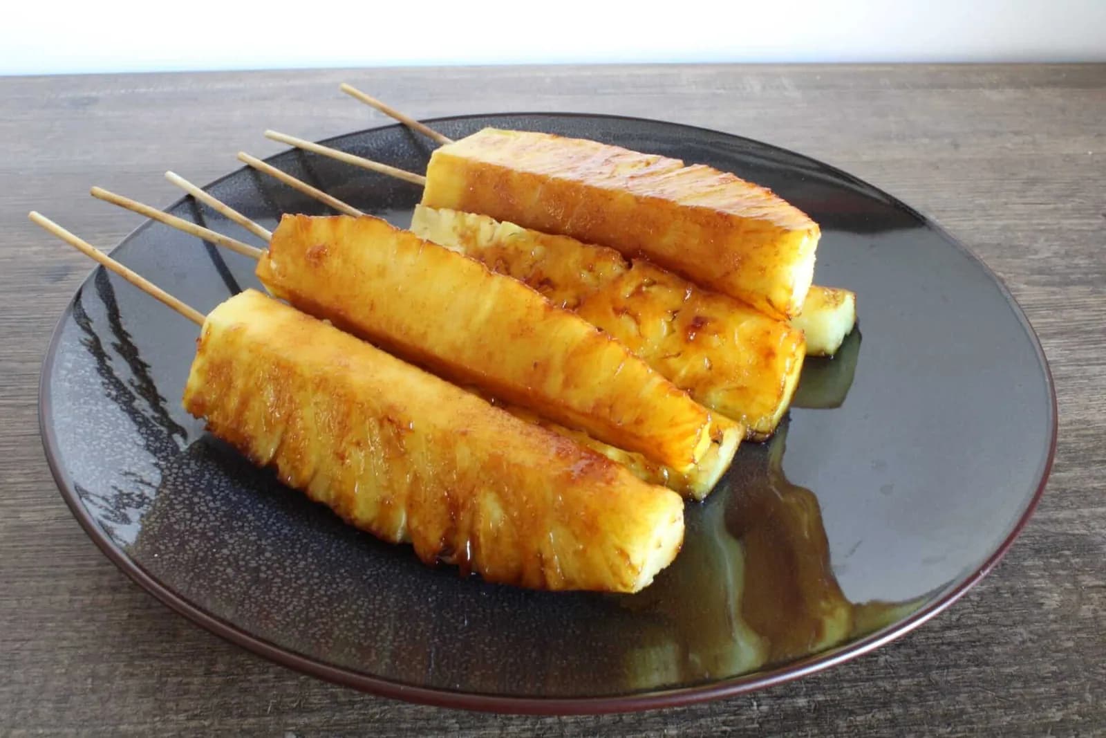 BBQ grilled pineapple