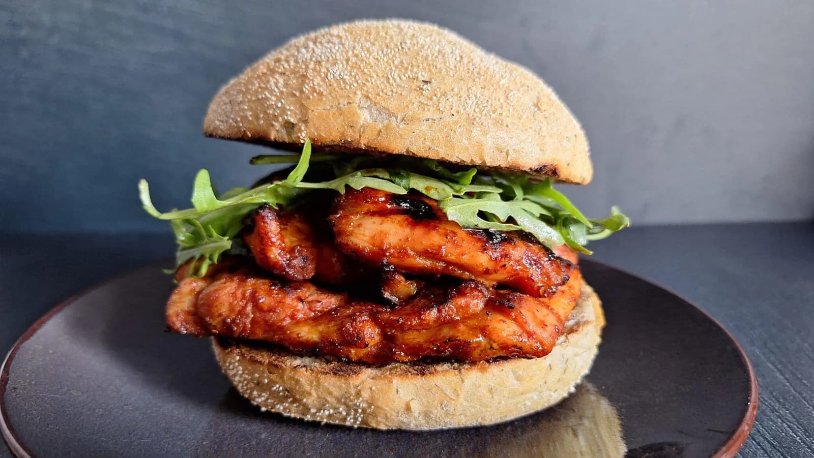BBQ honey-soy chicken sandwiches