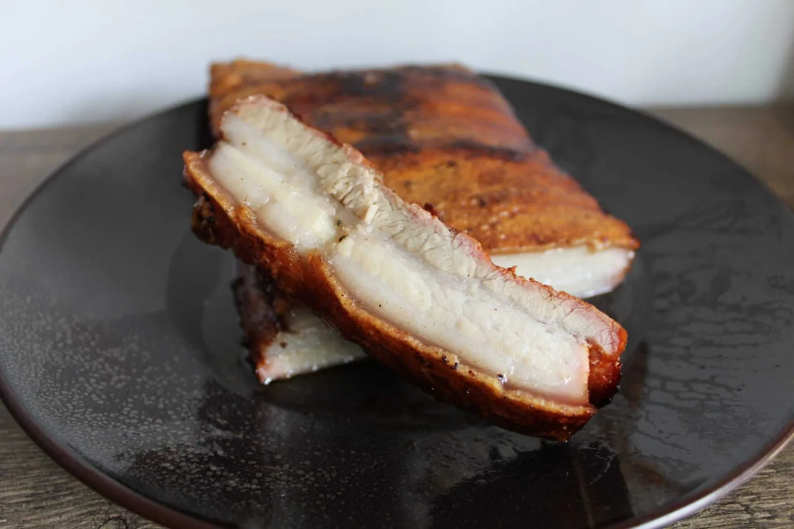 Crispy BBQ pork belly