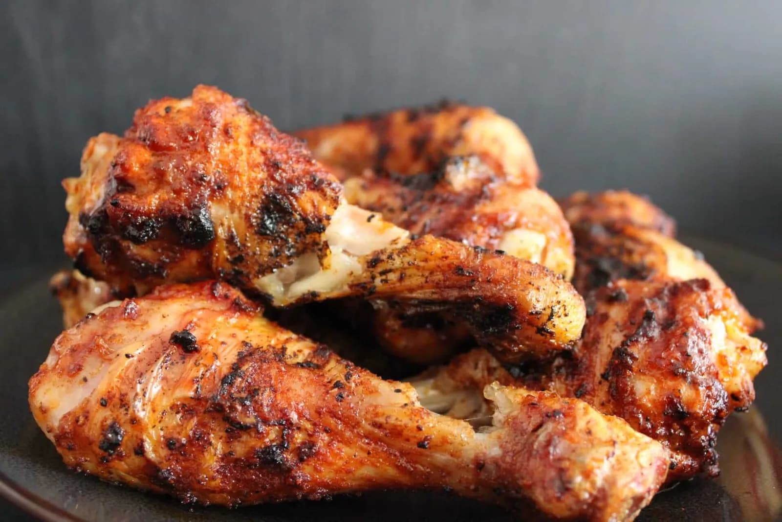 Crispy BBQ chicken drumsticks