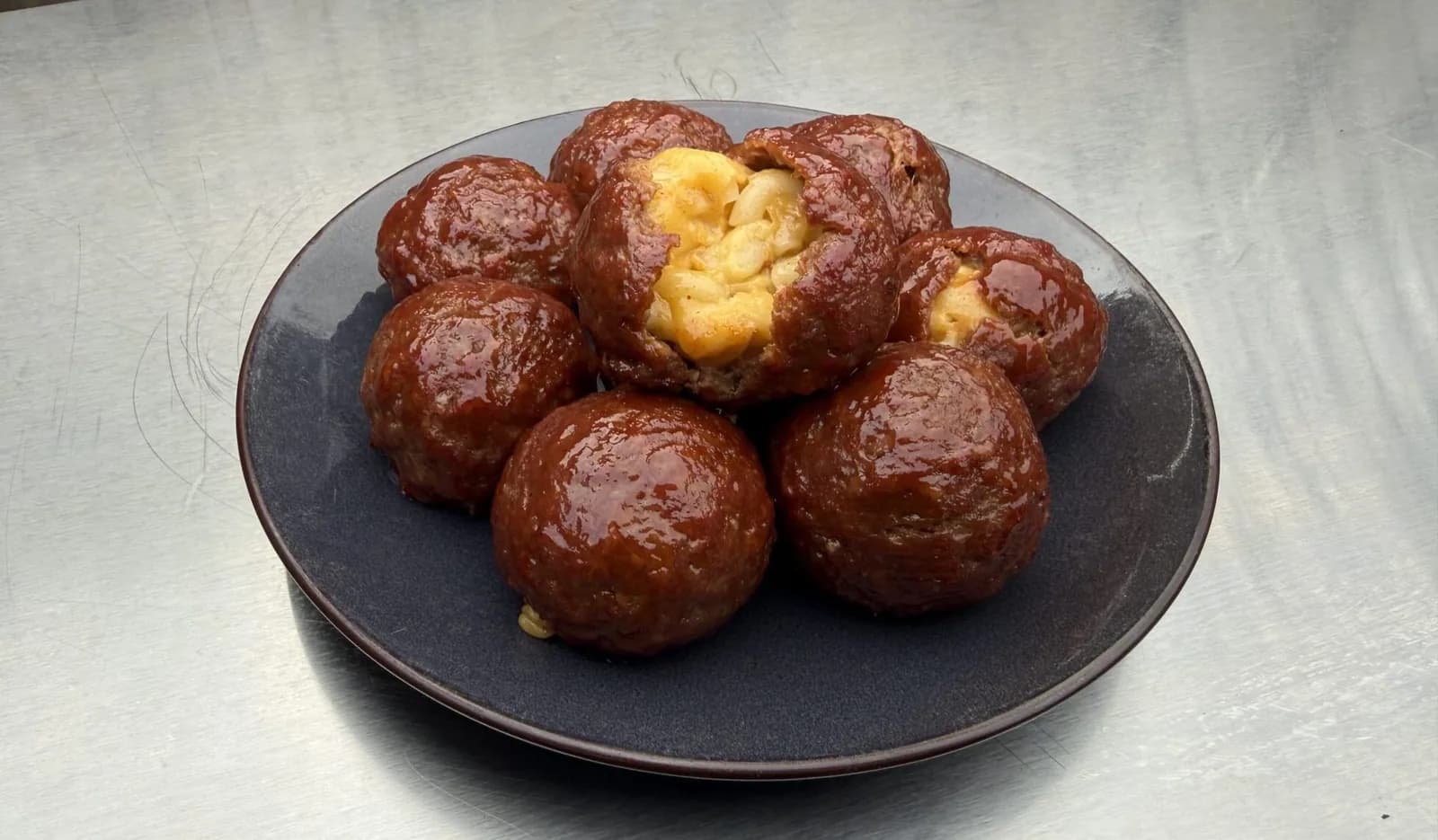 Mac and cheese meatballs