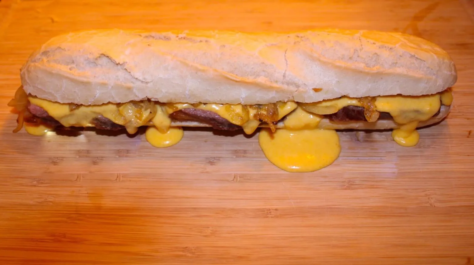 BBQ Philly cheesesteak