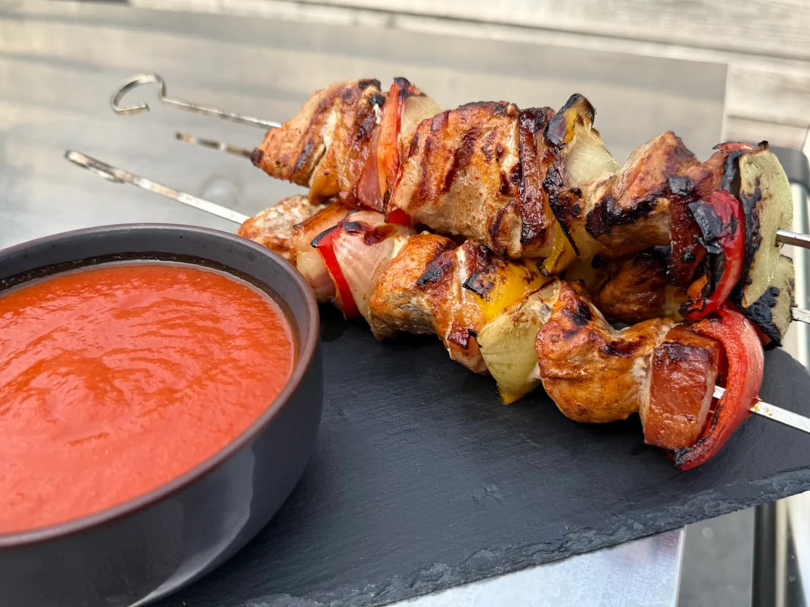 BBQ pork tenderloin shashlik