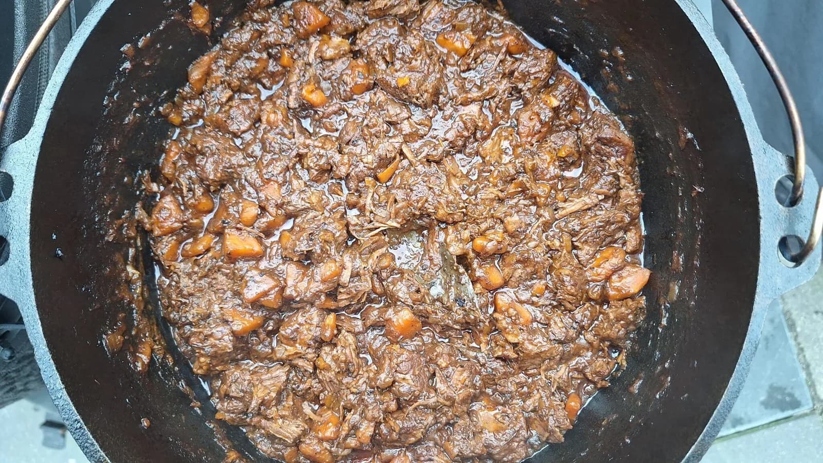 BBQ beer-braised beef stew