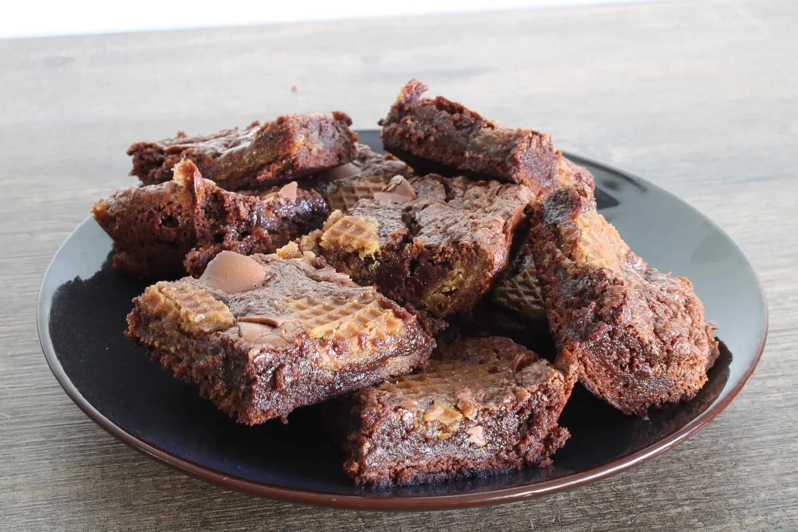 Stroopwafel and Rolo BBQ brownie