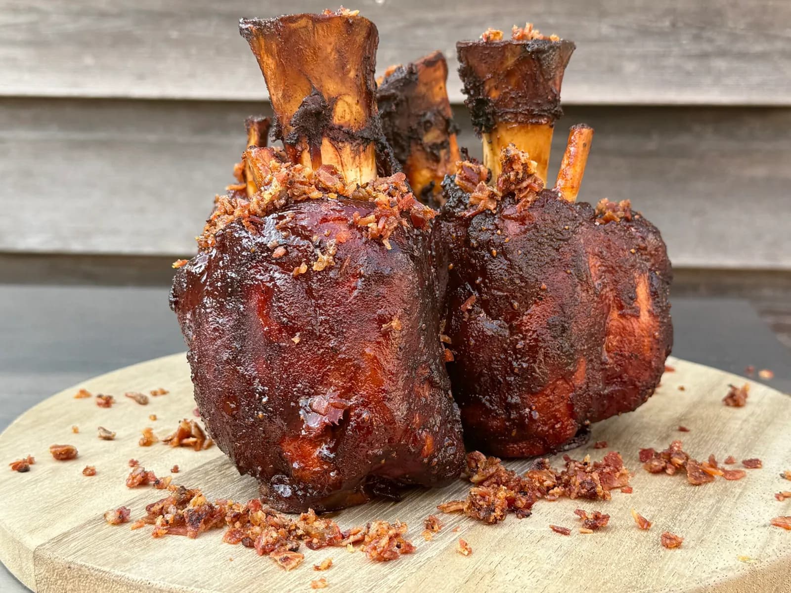 BBQ pork hammers (pork shanks)