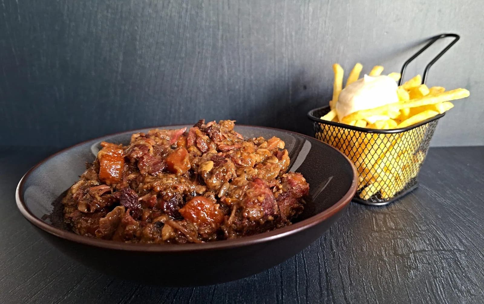 BBQ pork cheek stew
