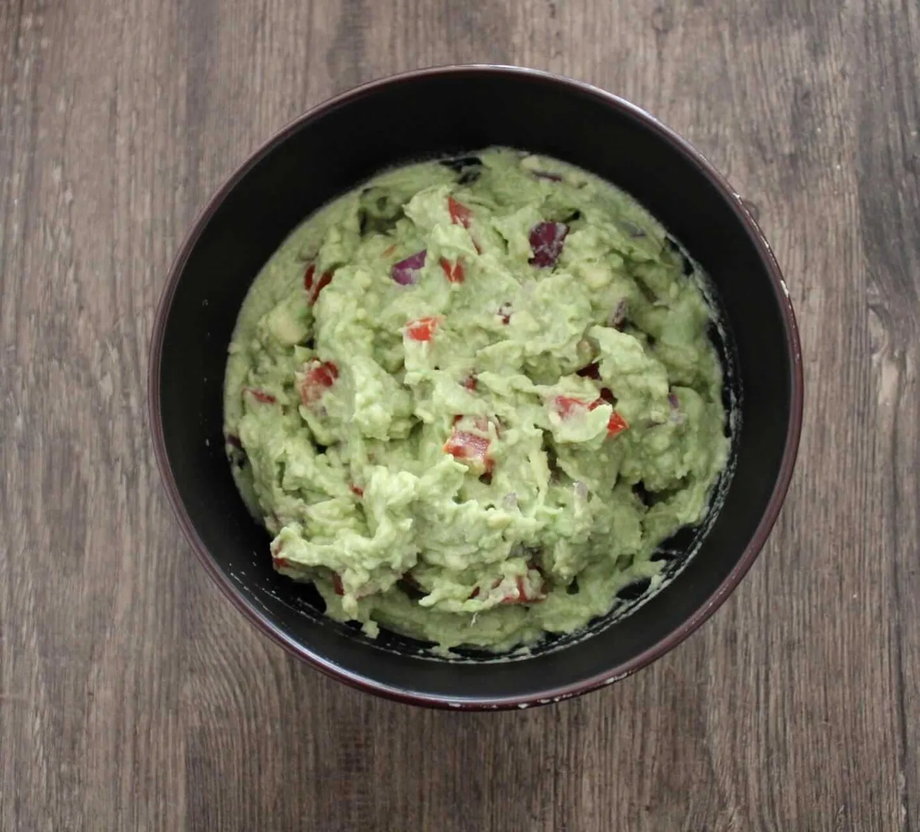 Homemade guacamole