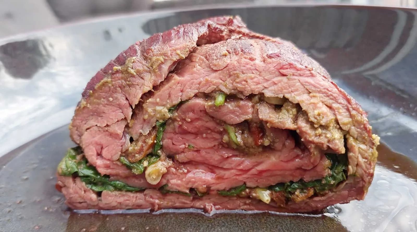Rolled BBQ bavette roast