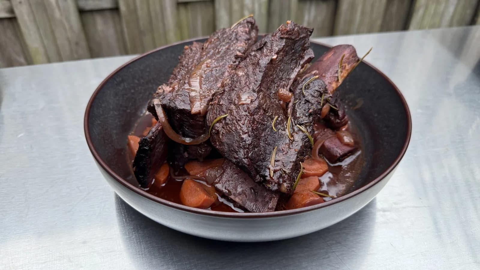Dutch oven short ribs