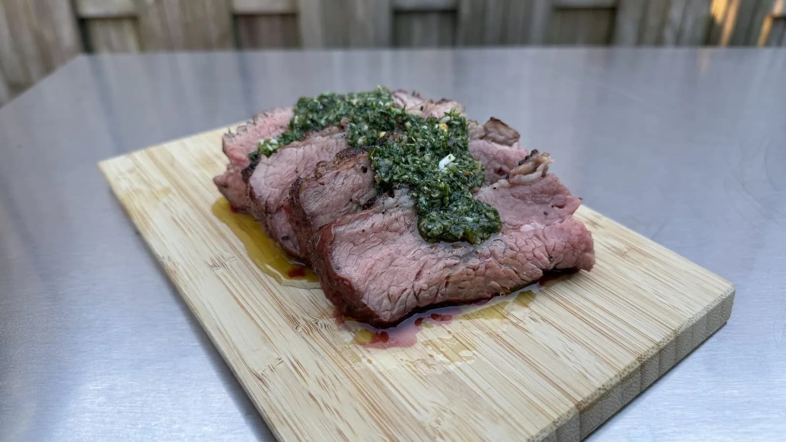 Tri-tip with chimichurri