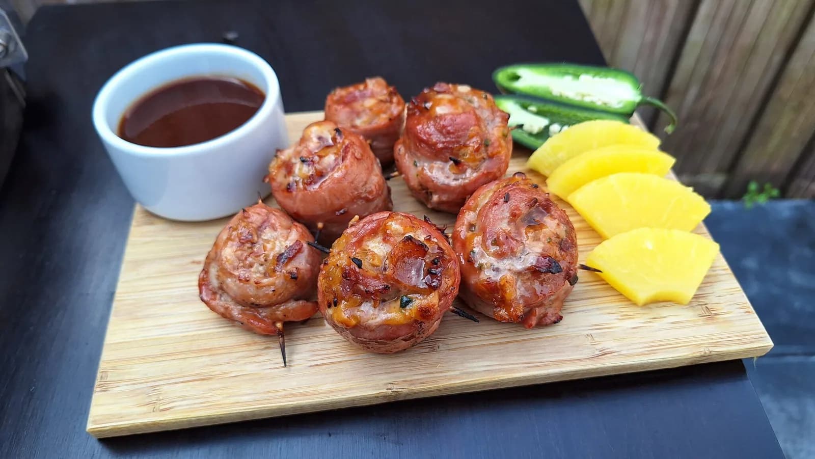 Sweet and spicy pork tenderloin pinwheels